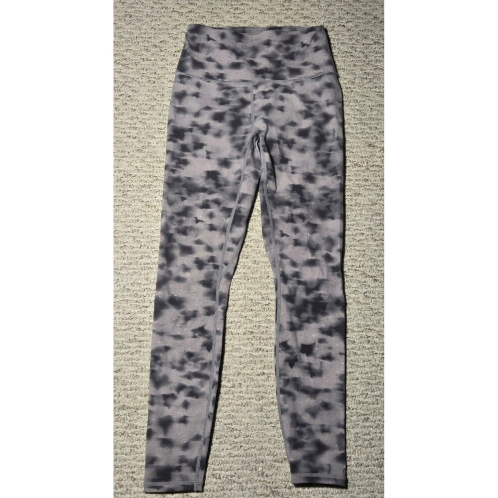 Varley Let's Go High 25" Leggings Black Gray Leopard Women's XS